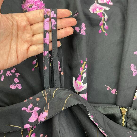 City Chic Holiday Romance Floral Print Fit & Flare Dress Size 14 - Picture 11 of 11